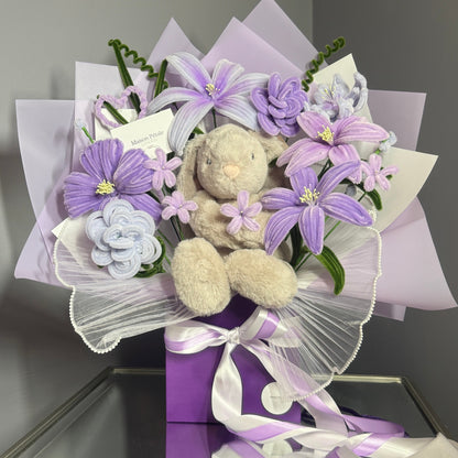 Purple Bunny Bouquet