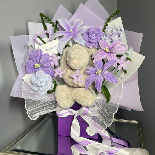 Purple Bunny Bouquet