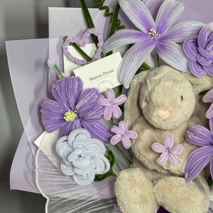 Purple Bunny Bouquet
