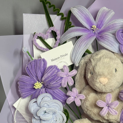 Purple Bunny Bouquet