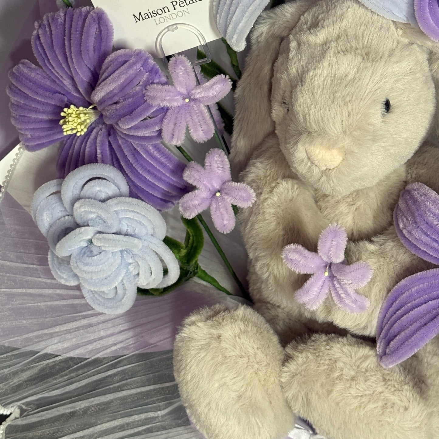 Purple Bunny Bouquet